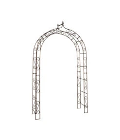 Dehner Metall-Rosenbogen Jasmin, Ca. B144/H244/T39 Cm