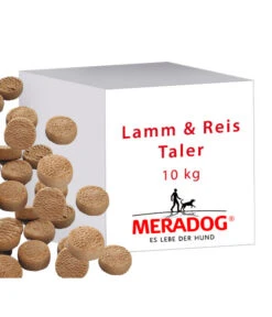 MERA® Hundesnack Lamm & Reis Taler, 10 Kg