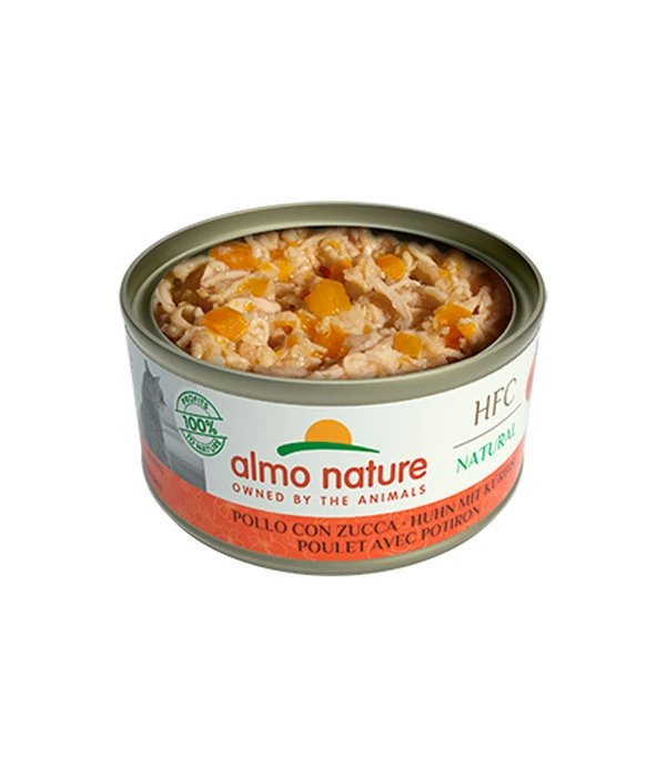Almo Nature Nassfutter Für Katzen HFC Natural, Huhn Mit Kürbis, 24 X 70 G 4 Almo Nature Nassfutter Für Katzen HFC Natural, Huhn Mit Kürbis, 24 X 70 G – Bild 2