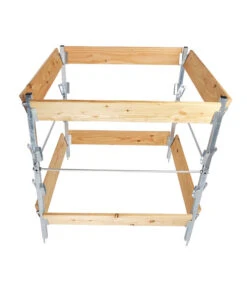 Bellissa Holz-Komposter 30 Bellissa Holz-Komposter -Garten Werk Zone 1607845 WE DE 007 bellissaKomposterHolzMetall90x90x90cm