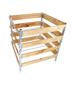 Bellissa Holz-Komposter 33 Bellissa Holz-Komposter -Garten Werk Zone 1607845 WE DE 010 bellissaKomposterHolzMetall90x90x90cm