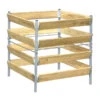 Bellissa Holz-Komposter 1 Bellissa Holz-Komposter -Garten Werk Zone 1607845 WE FS 001 bellissaKomposterHolzMetall90x90x90cm