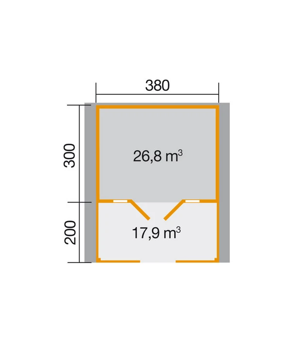 Weka Weekendhaus 137 B 4 Weka Weekendhaus 137 B – Bild 2