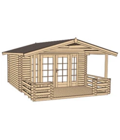 Weka Weekendhaus 137 B 7 Weka Weekendhaus 137 B -Garten Werk Zone 1811199 WE DE 002 BBH45MMTEGERNSEE3VTGR1