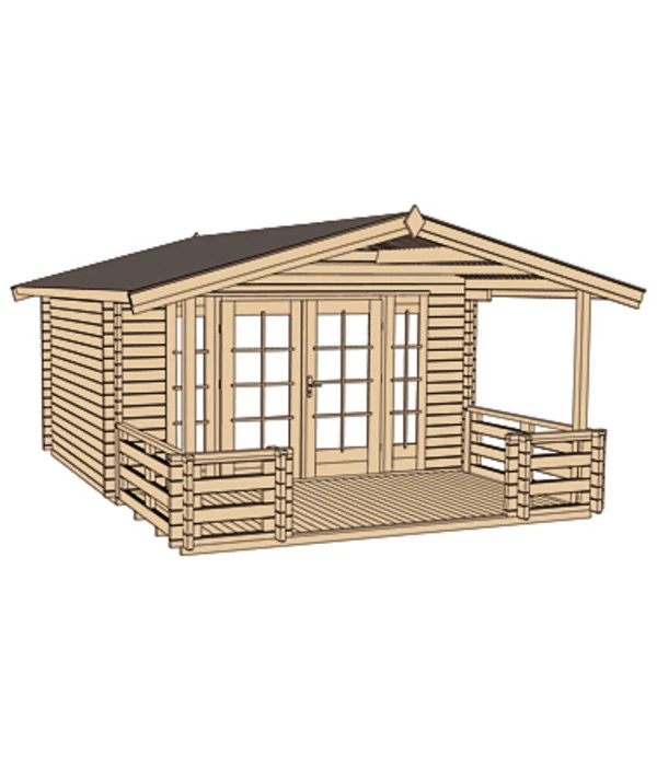 Weka Weekendhaus 137 B 5 Weka Weekendhaus 137 B – Bild 3