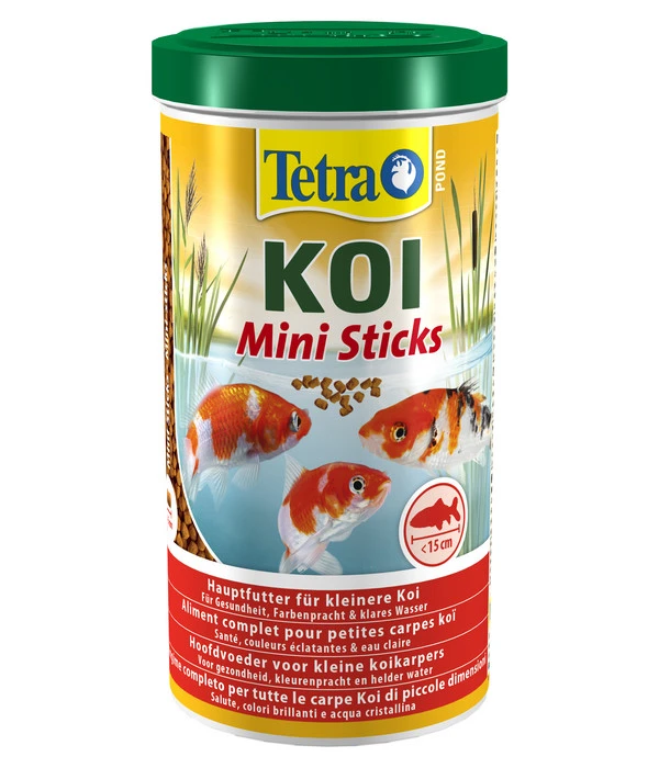 Tetra Pond Koi Mini Sticks, Fischfutter, 1 L 3 Tetra Pond Koi Mini Sticks, Fischfutter, 1 L