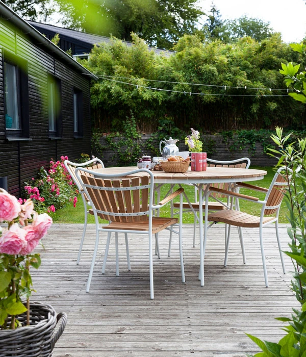 Cinas Gartentisch Ellen, Ca. Ø110/H74 Cm 4 Cinas Gartentisch Ellen, Ca. Ø110/H74 Cm – Bild 2