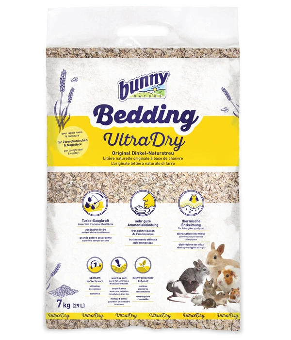 Bunny Bedding Dinkel-Naturstreu UltraDry, 7 Kg 3 Bunny Bedding Dinkel-Naturstreu UltraDry, 7 Kg