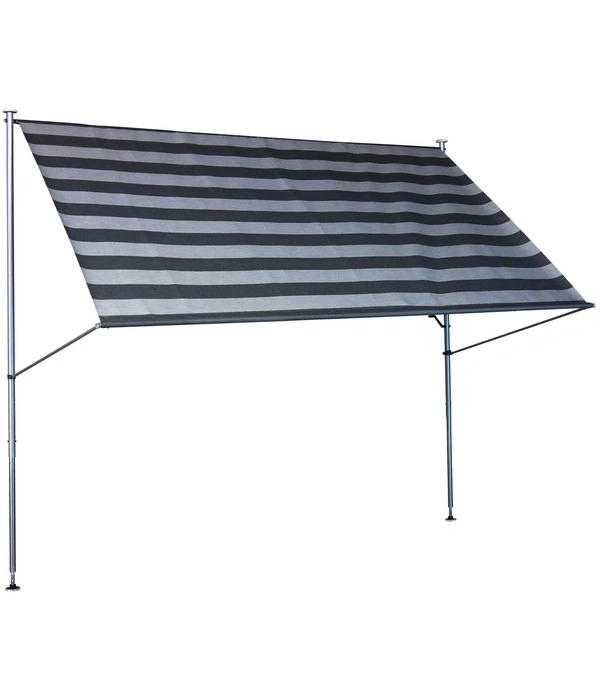 Angerer Klemmmarkise Premium, Gestreift, Ca. B300/H275/T170 Cm 3 Angerer Klemmmarkise Premium, Gestreift, Ca. B300/H275/T170 Cm