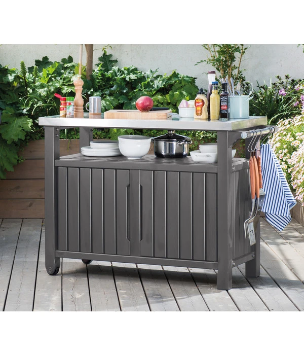 Tepro Grill- Beistelltisch, 2-türig 4 Tepro Grill- Beistelltisch, 2-türig – Bild 2