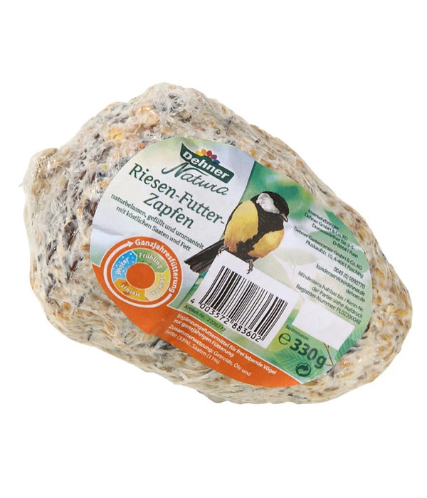 Dehner Natura Riesen-Futter-Zapfen, 330 G 3 Dehner Natura Riesen-Futter-Zapfen, 330 G