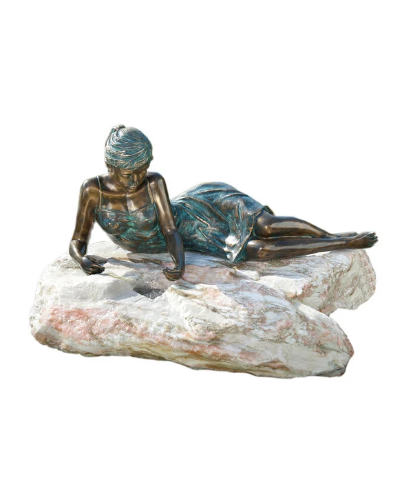 Rottenecker Bronzefigur Mädchen Klementine Klein 3 Rottenecker Bronzefigur Mädchen Klementine Klein