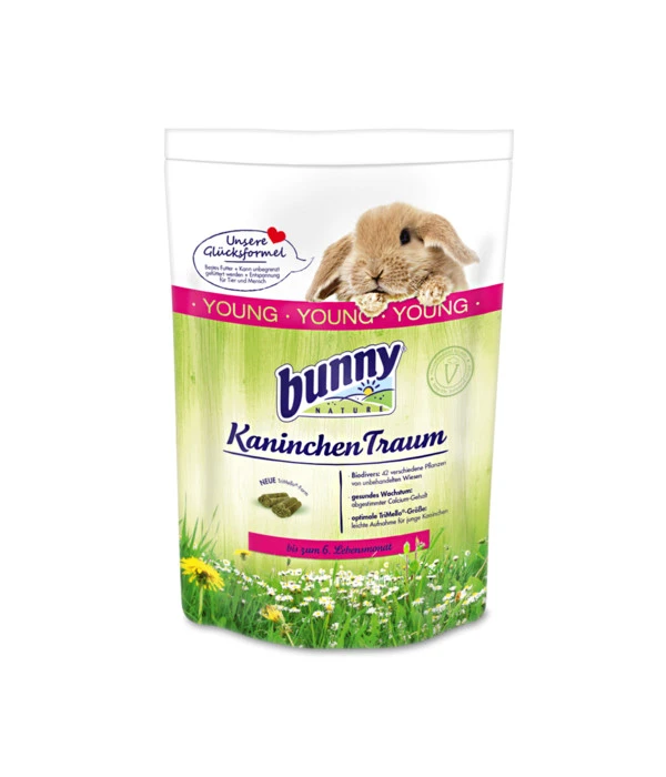 Bunny® NATURE Kaninchenfutter KaninchenTraum YOUNG 3 Bunny® NATURE Kaninchenfutter KaninchenTraum YOUNG