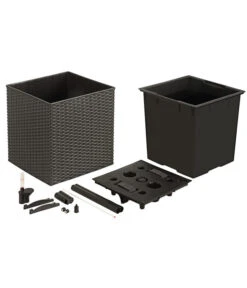 Dehner Kunststoff-Pflanztopf Dallas, Quadratisch, Ca. B35/H34/T35 Cm 10 Dehner Kunststoff-Pflanztopf Dallas, Quadratisch, Ca. B35/H34/T35 Cm -Garten Werk Zone 2460046 WE DE 002 DehnerKunststoffPflanztopfanthrazit36cmBlumentopf