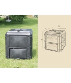 KHW Kunststoff-Komposter Bio Quick, 420 Liter 8 KHW Kunststoff-Komposter Bio Quick, 420 Liter -Garten Werk Zone 2550523 WE FS 003 KHWKunststoffKomposterBioQuick420Liter