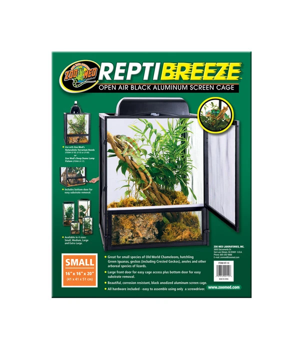Zoo Med Reptibreeze Freiluft Aluminium Gaze Terrarium 3 Zoo Med Reptibreeze Freiluft Aluminium Gaze Terrarium