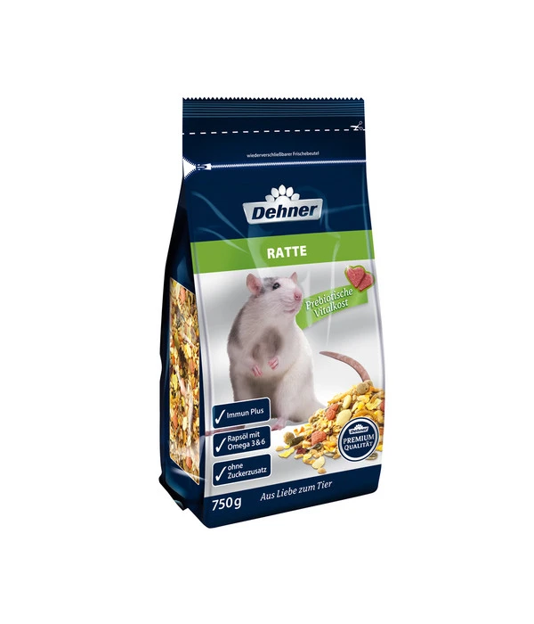 Dehner Premium Rattenfutter, 750g 3 Dehner Premium Rattenfutter, 750g