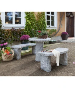 Dehner Granit-Gartenbank, Gebogen, 2-Sitzer 8 Dehner Granit-Gartenbank, Gebogen, 2-Sitzer -Garten Werk Zone 2741668 2741676 WE MO 001 GranitTischRundGartenbank