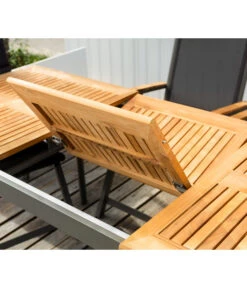 Dehner Teak-Ausziehtisch Colmar, Ca. B152-210/H76/T89 Cm -Garten Werk Zone 2785608 WE DE 001 DehnerTischColmar