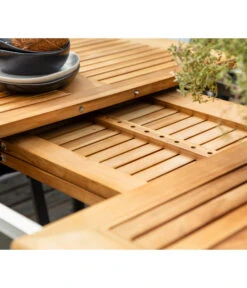 Dehner Teak-Ausziehtisch Colmar, Ca. B152-210/H76/T89 Cm -Garten Werk Zone 2785608 WE DE 002 DehnerTischColmar