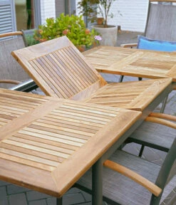 Dehner Teak-Ausziehtisch Colmar, Ca. B152-210/H76/T89 Cm -Garten Werk Zone 2785608 WE MO 003 DehnerAusziehtischColmar