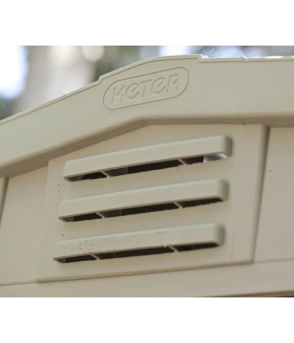 Keter Kunststoffgerätehaus Factor 6x6, Ca. B178/H208/T195,5 Cm 9 Keter Kunststoffgerätehaus Factor 6x6, Ca. B178/H208/T195,5 Cm – Bild 7