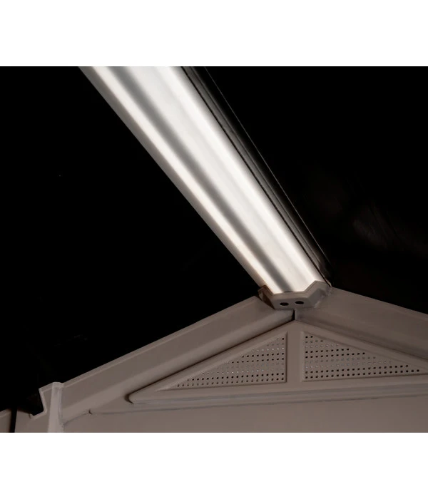 Keter Kunststoffgerätehaus Factor 6x6, Ca. B178/H208/T195,5 Cm 10 Keter Kunststoffgerätehaus Factor 6x6, Ca. B178/H208/T195,5 Cm – Bild 8