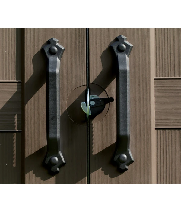 Keter Kunststoffgerätehaus Factor 6x6, Ca. B178/H208/T195,5 Cm 11 Keter Kunststoffgerätehaus Factor 6x6, Ca. B178/H208/T195,5 Cm – Bild 9