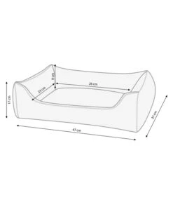 Dehner Lieblinge Kuschelbett Sammy, Rechteckig, Grau 9 Dehner Lieblinge Kuschelbett Sammy, Rechteckig, Grau -Garten Werk Zone 3067089 WE BG 001 DehnerKuschelbettSammyrechteckiggrau S