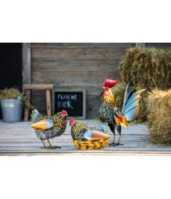 Dehner Metall-Hahn Toni 7 Dehner Metall-Hahn Toni -Garten Werk Zone 3180312 WE MO 002 DehnerMetallDekoHuehnchenEviGartendekoGartenfiguren