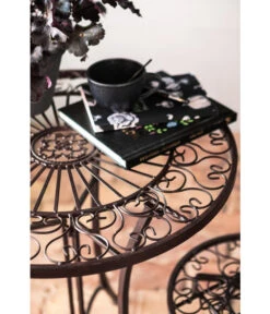 Metalltisch Antik, Ca. Ø61/H72 Cm -Garten Werk Zone 3214889 WE DE 001 TischAntik