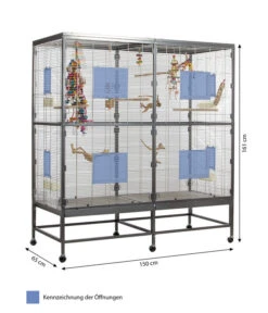 Montana Vogelvoliere Paradiso 150 18 Montana Vogelvoliere Paradiso 150 -Garten Werk Zone 3239878 WE BG 001 PPVoliereParadiso150AntikPlatinum