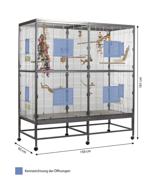 Montana Vogelvoliere Paradiso 150 5 Montana Vogelvoliere Paradiso 150 – Bild 3