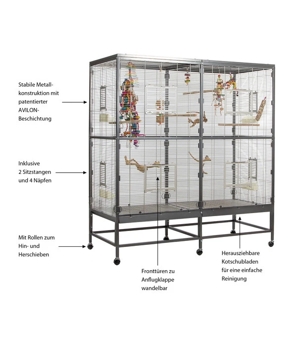 Montana Vogelvoliere Paradiso 150 4 Montana Vogelvoliere Paradiso 150 – Bild 2