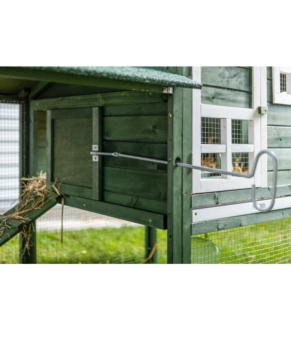 Dehner Hühnerstall Happy Farm Happy Hen, Ca. B213,5/H122/T91,5 Cm 9 Dehner Hühnerstall Happy Farm Happy Hen, Ca. B213,5/H122/T91,5 Cm – Bild 7