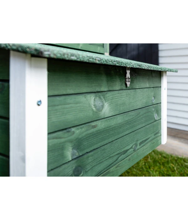 Dehner Hühnerstall Happy Farm Happy Hen, Ca. B213,5/H122/T91,5 Cm 14 Dehner Hühnerstall Happy Farm Happy Hen, Ca. B213,5/H122/T91,5 Cm – Bild 12