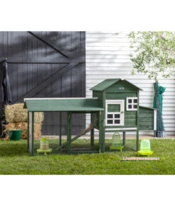 Dehner Hühnerstall Happy Farm Happy Hen, Ca. B213,5/H122/T91,5 Cm 17 Dehner Hühnerstall Happy Farm Happy Hen, Ca. B213,5/H122/T91,5 Cm -Garten Werk Zone 3274834 WE M 001 DehnerHuehnerstallHappyHengruen