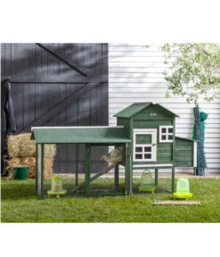 Dehner Hühnerstall Happy Farm Happy Hen, Ca. B213,5/H122/T91,5 Cm 16 Dehner Hühnerstall Happy Farm Happy Hen, Ca. B213,5/H122/T91,5 Cm -Garten Werk Zone 3274834 WE M 003 DehnerHuehnerstallHappyHengruen