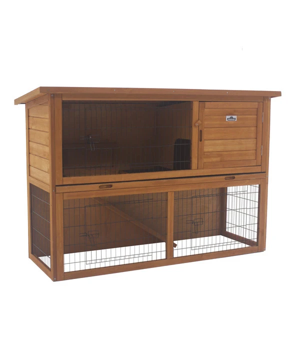 Dehner Kaninchenstall Hoppel, Ca. B136,4/H92/T50 Cm 3 Dehner Kaninchenstall Hoppel, Ca. B136,4/H92/T50 Cm