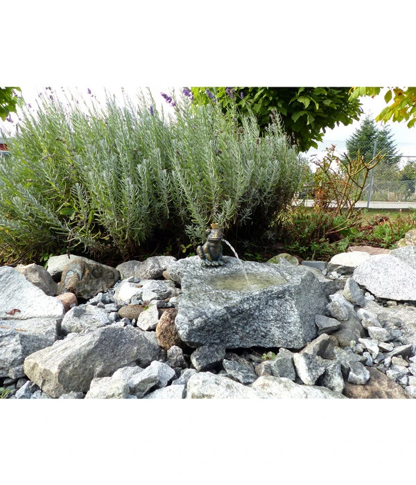 Rottenecker Granit-Gartenbrunnen Froschkönig Otto, 25 X 40 X 20 Cm 4 Rottenecker Granit-Gartenbrunnen Froschkönig Otto, 25 X 40 X 20 Cm – Bild 2