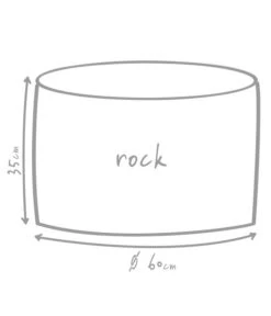 Outbag Outdoor-Sitzsack Rock Plus 7 Outbag Outdoor-Sitzsack Rock Plus -Garten Werk Zone 3452067 WE DE 002 GlobalBeddingPlusAnthrazit