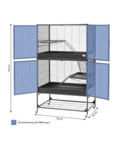 SAVIC Nagerheim Suite Royal 95 Double, Ca. B95/H159/T63 Cm 9 SAVIC Nagerheim Suite Royal 95 Double, Ca. B95/H159/T63 Cm -Garten Werk Zone 3479474 WE BG 001 SuiteRoyalDoubleMarine