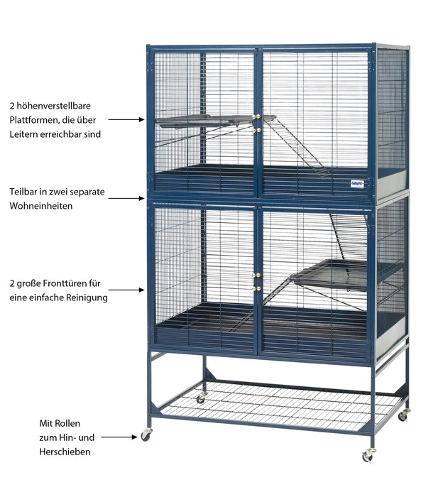 SAVIC Nagerheim Suite Royal 95 Double, Ca. B95/H159/T63 Cm 5 SAVIC Nagerheim Suite Royal 95 Double, Ca. B95/H159/T63 Cm – Bild 3