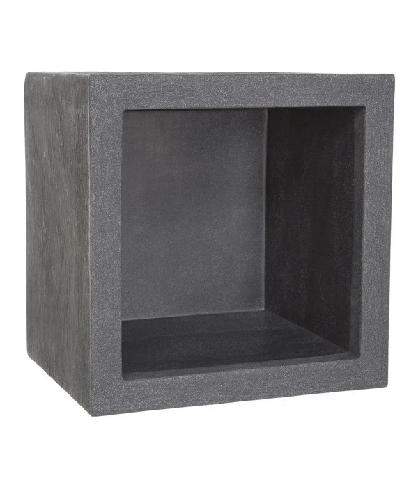 Dehner Kunststoff-Blumenkübel Palermo, Anthrazit 4 Dehner Kunststoff-Blumenkübel Palermo, Anthrazit – Bild 2