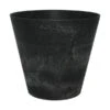 Artstone Kunststoff-Blumentopf Claire, Rund 2 Artstone Kunststoff-Blumentopf Claire, Rund -Garten Werk Zone 3930047 BildFS 001 ArtstoneKunststoffBlumentopfClaireTopfClaireSchwarz27Cm