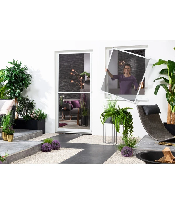 Hecht Fliegengitter Fenster Mit Pollenschutz, Ca B100/H120 Cm 4 Hecht Fliegengitter Fenster Mit Pollenschutz, Ca B100/H120 Cm – Bild 2