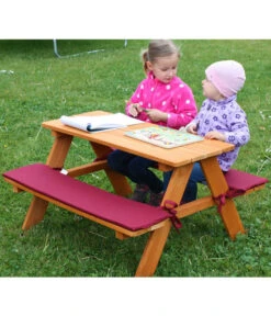 Habau Kinder Picknickbank, 89 X 79 X 50 Cm 7 Habau Kinder Picknickbank, 89 X 79 X 50 Cm -Garten Werk Zone 4031092 WE MO 002 Kinderpicknickbank