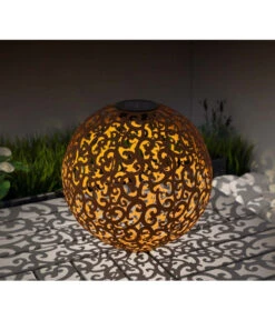 Dehner Solar-Kugelleuchte Lagos 11 Dehner Solar-Kugelleuchte Lagos -Garten Werk Zone 4034328 WE MO 001 DehnerSolarKugelleuchteLagosD30cm