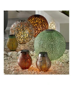 Dehner Solar-Kugelleuchte Lagos 12 Dehner Solar-Kugelleuchte Lagos -Garten Werk Zone 4034328 WE MO 002 DehnerSolarKugelleuchteLagosD30cm