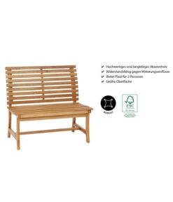 Dehner Akazienbank Paisley, 2-Sitzer 10 Dehner Akazienbank Paisley, 2-Sitzer -Garten Werk Zone 4069167 WE IG 001 AkazienbankPaisley